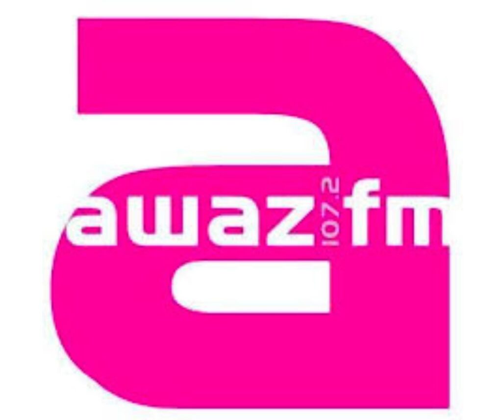 NSI-Comic Relief Global Majority - (Awaz the Voice of the Community) awaz fm logo